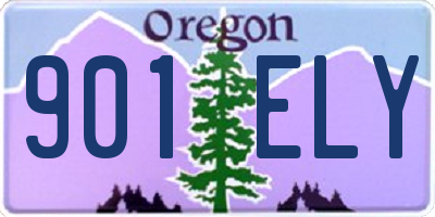 OR license plate 901ELY