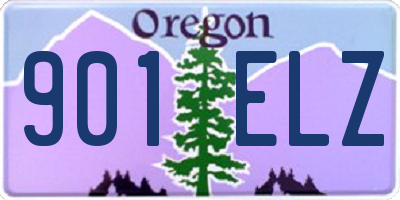 OR license plate 901ELZ