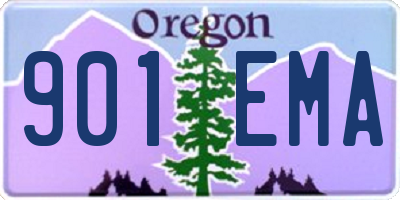 OR license plate 901EMA