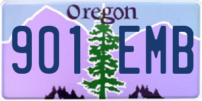 OR license plate 901EMB