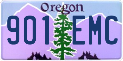 OR license plate 901EMC