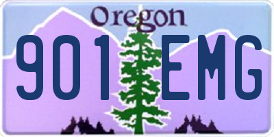 OR license plate 901EMG