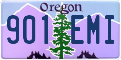 OR license plate 901EMI
