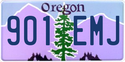 OR license plate 901EMJ