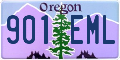 OR license plate 901EML