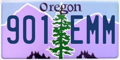 OR license plate 901EMM