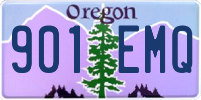 OR license plate 901EMQ