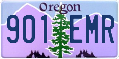 OR license plate 901EMR