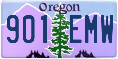 OR license plate 901EMW