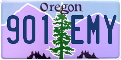 OR license plate 901EMY