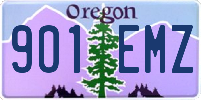 OR license plate 901EMZ
