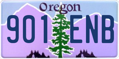 OR license plate 901ENB