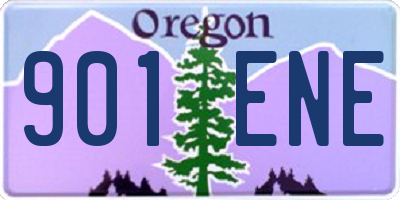 OR license plate 901ENE