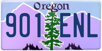 OR license plate 901ENL