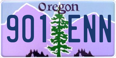 OR license plate 901ENN