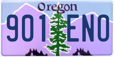 OR license plate 901ENO