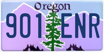 OR license plate 901ENR