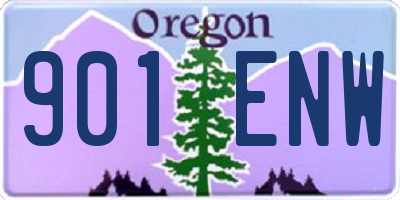OR license plate 901ENW