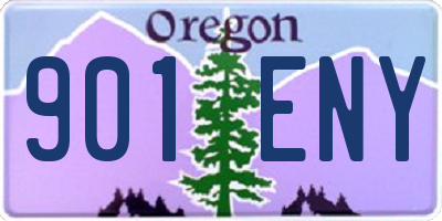 OR license plate 901ENY