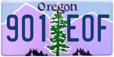 OR license plate 901EOF