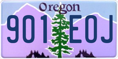 OR license plate 901EOJ