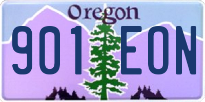 OR license plate 901EON