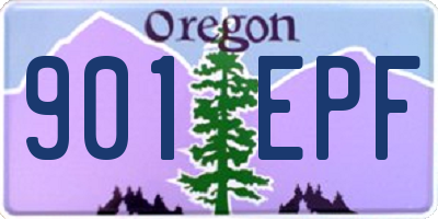 OR license plate 901EPF
