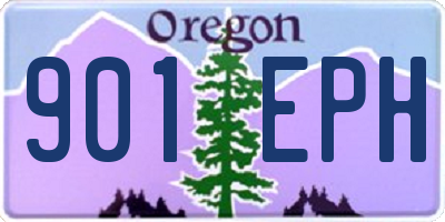 OR license plate 901EPH