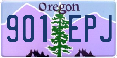 OR license plate 901EPJ