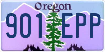 OR license plate 901EPP