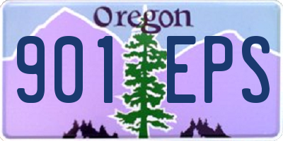 OR license plate 901EPS