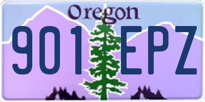 OR license plate 901EPZ