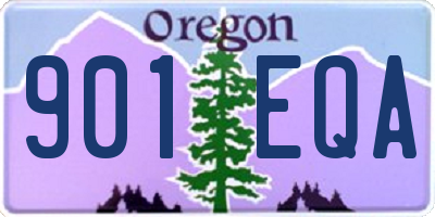 OR license plate 901EQA