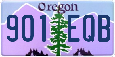 OR license plate 901EQB