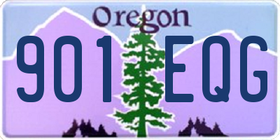 OR license plate 901EQG