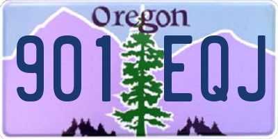 OR license plate 901EQJ