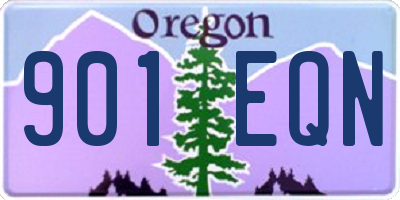 OR license plate 901EQN