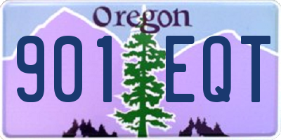 OR license plate 901EQT