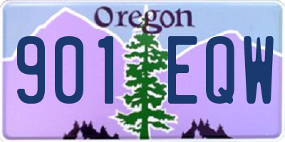 OR license plate 901EQW