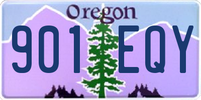 OR license plate 901EQY