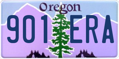 OR license plate 901ERA
