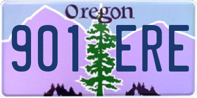 OR license plate 901ERE