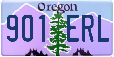 OR license plate 901ERL