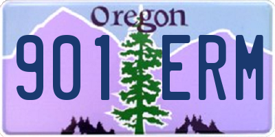 OR license plate 901ERM