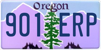 OR license plate 901ERP