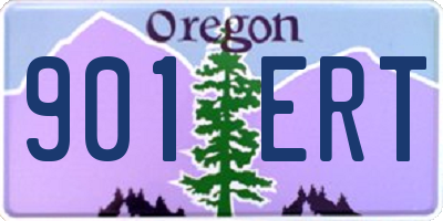 OR license plate 901ERT