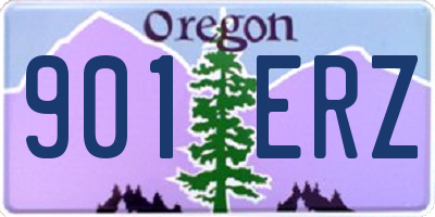 OR license plate 901ERZ