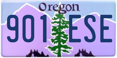 OR license plate 901ESE