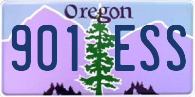 OR license plate 901ESS