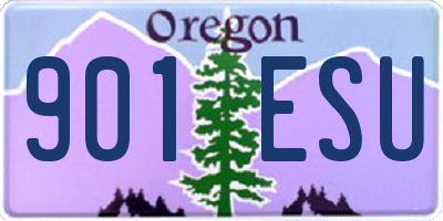 OR license plate 901ESU